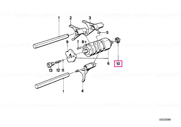Garnitură arbore 10X18X6 - BMW Motorrad Reducere extra