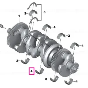 Bearing shell violet - BMW Motorrad Disponibil imediat