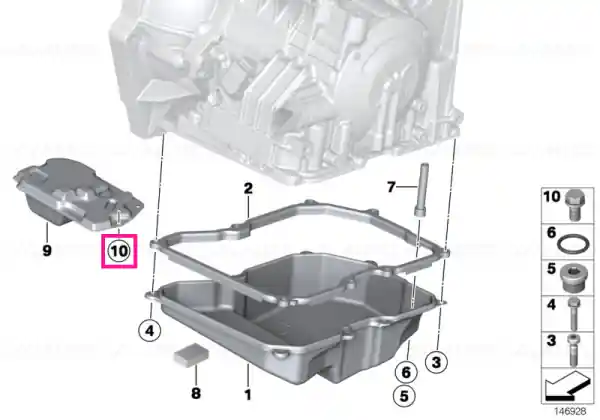 Mai ieftin Surub hexagonal M6X14 - BMW - Mini
