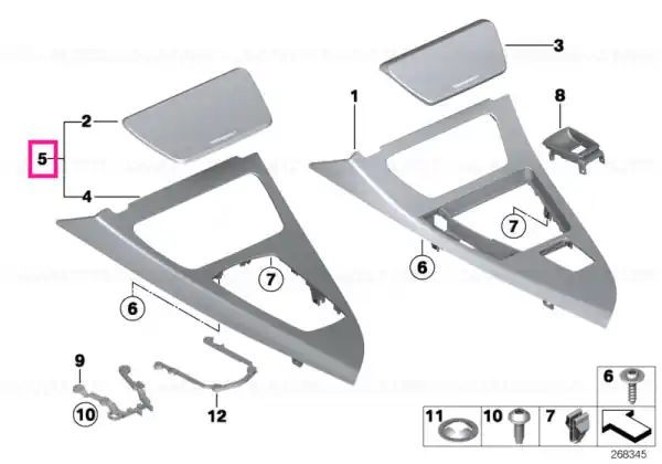 Set ornamente decorative lemn plop - BMW Promoție