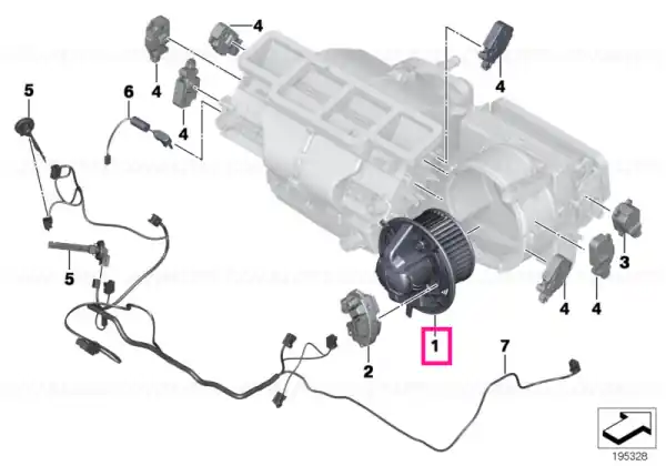 Blower unit - BMW Cel mai bun preț