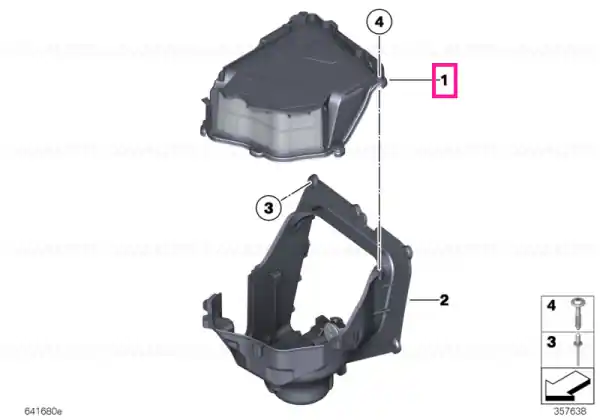 Capac carcasă cu filtru grosier - BMW Ofertă specială