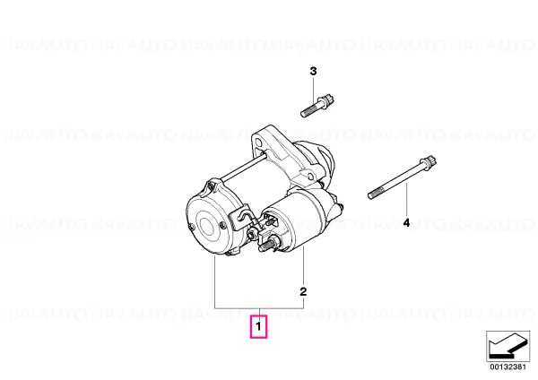 Starter 1,1KW - BMW Ofertă exclusivă