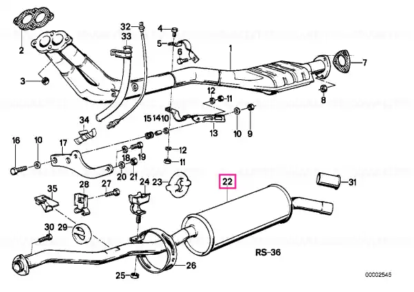 Preferatul clienților Rear silencer - BMW