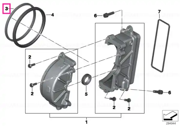 Doar azi Feltring 92X100X5 - BMW Motorrad