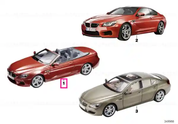 Livrare expres BMW miniature 1:18 Convertible M6 F12 SILVERSTONE