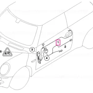 Wiring set Stereo passenger's side - BMW - Mini Ofertă exclusivă