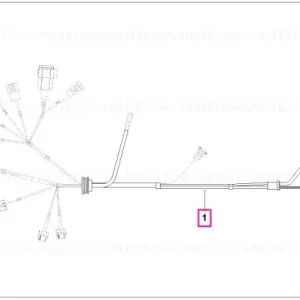 wiring harness, engine trans. module - BMW Preț redus