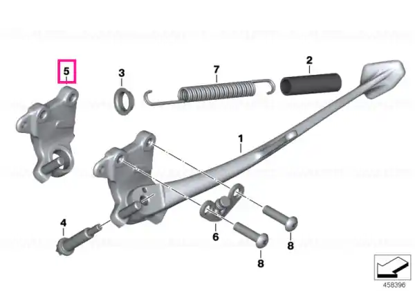 Plată sigură Suport consolă cărucior lateral - BMW Motorrad