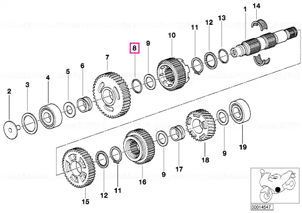 O-ring 22,2X3,0 - BMW Motorrad Reducere extra