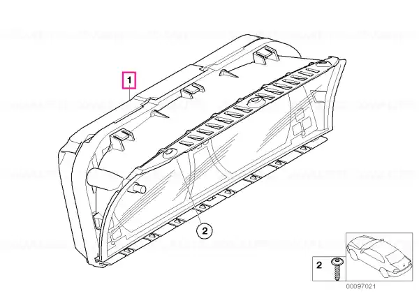 Instruments combination uncoded MPH - BMW Disponibil imediat