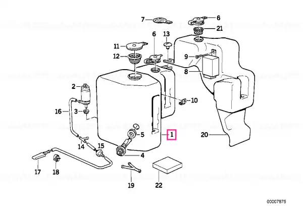 Bestseller Fluid container - BMW