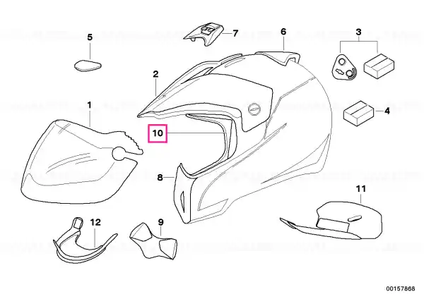 Interior equipment, Enduro helmet 61-62 - BMW Motorrad Retur gratuit