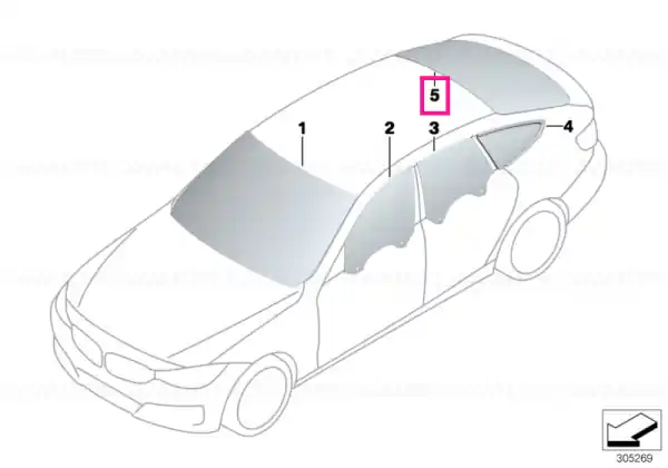 Rear window - BMW Cel mai bun preț