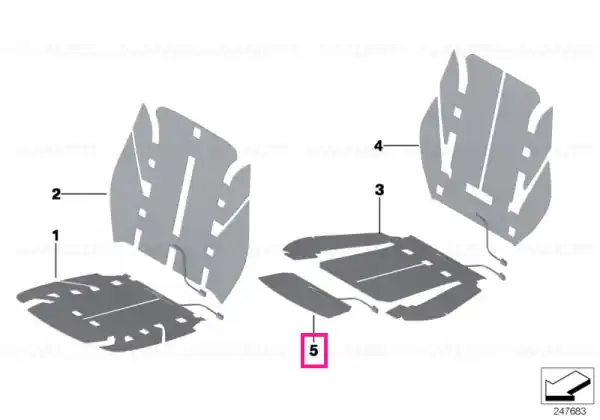 Heater element, thigh support, sport - BMW Cumpără online