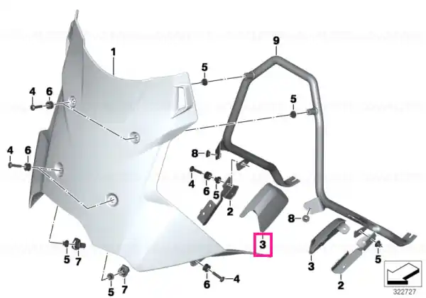 Panou lateral stâng - BMW Motorrad Ofertă de sezon