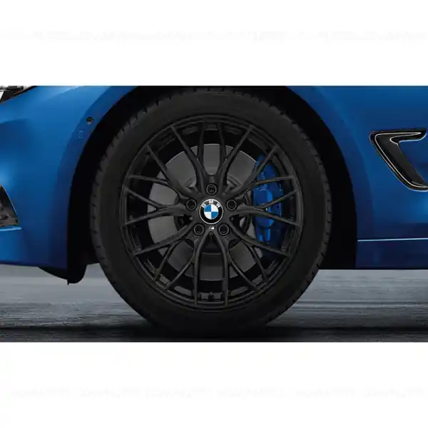 Set roți complete de vară - M Performance Double Spoke 405M (forged) cu anvelopa Goodyear Efficient Grip ROF - 225/45R18 91Y - BMW Seria 3/4 F30/F31/F32/F33/F36 - Jante forjate Nu rata