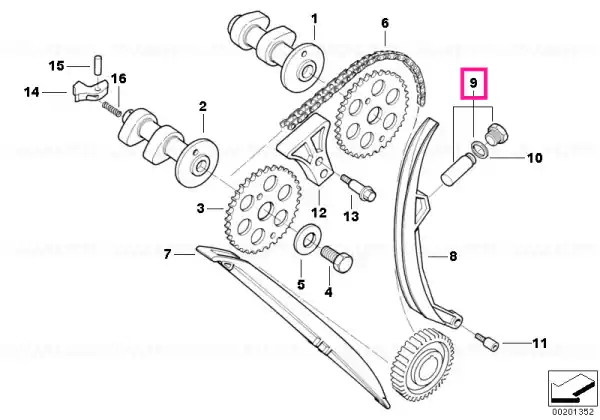 Vezi acum Set, chain tensioner - BMW Motorrad