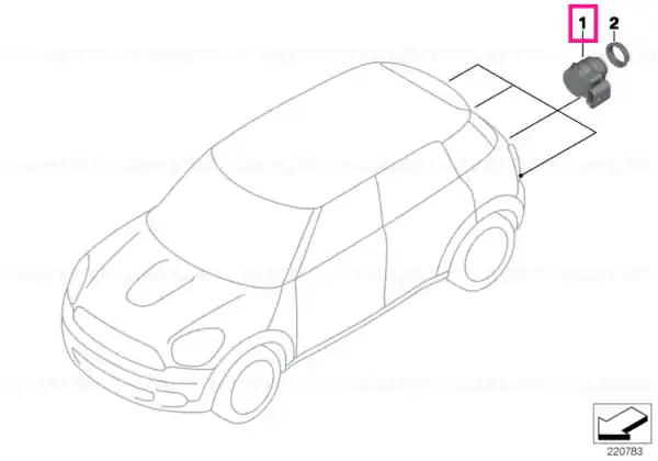 Ofertă specială Senzor ultrasonic True Blue WB14 - BMW - Mini