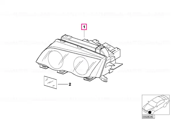 Ofertă limitată Headlight right TITAN - BMW