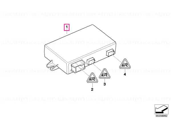 Electr. control unit, door-mirror camera - BMW Reducere specială