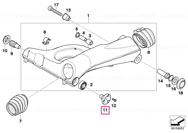 Știft pivot - BMW Motorrad Discount