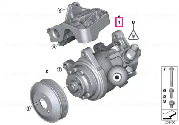 Expediere rapidă Pompa servodirectie - BMW X6 E71