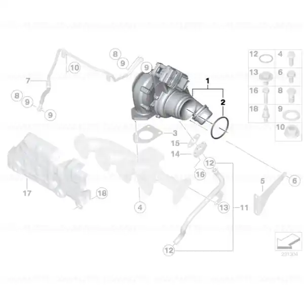 Turbina MINI R55, R56, R57, R58, R59, R60, R61 - Cooper D 2.0, Cooper SD Plată sigură
