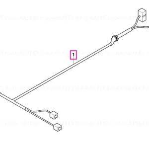 Wiring harness, engine, injector module - BMW Livrare rapidă