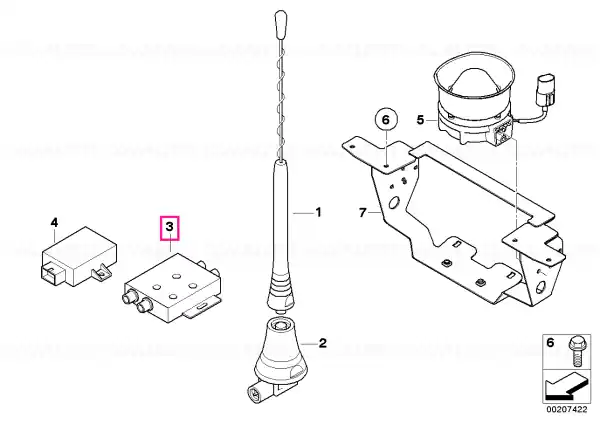Antenna control device - BMW Noutate