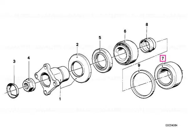 Livrare expres Tapered roller bearing - BMW