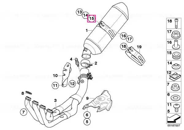 Retur gratuit Rubber grommet - BMW Motorrad