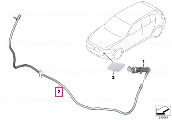 Vezi acum Teava sistem curatare faruri - BMW