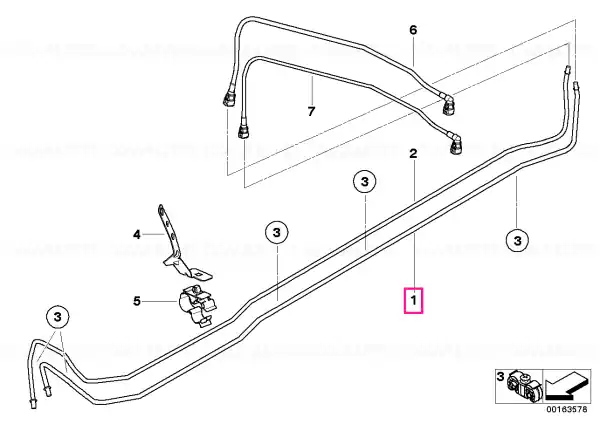 Preț mic Fuel feed line - BMW - Mini