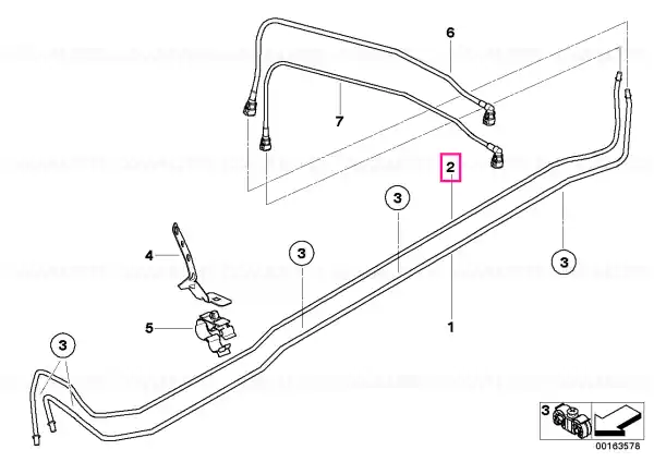 Fuel return line - BMW - Mini Plată securizată