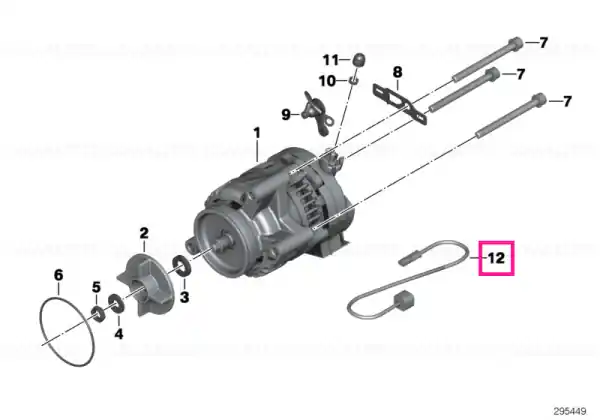 Adapter lead, alternator DENSO - BMW Motorrad Livrare rapidă