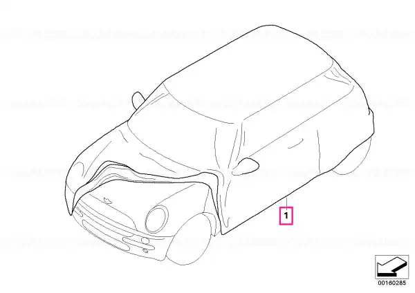Husă auto R58/R59 - BMW - Mini Comandă acum