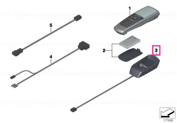 Ofertă de sezon Charging tray, Bluetooth handset - BMW