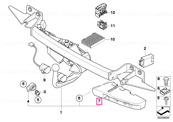 Cumpără acum Impact absorber, left - BMW