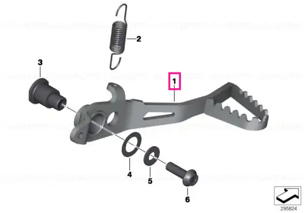 Ultima șansă Brake pedal - BMW Motorrad