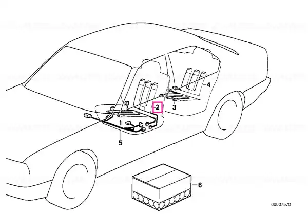 Heating element backrest - BMW Expediere rapidă