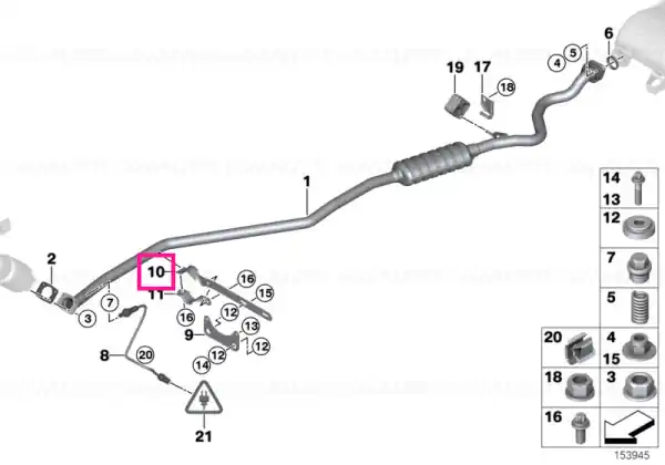 Exhaust support - BMW Mai ieftin