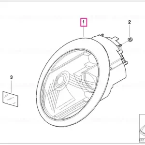 Calitate înaltă Headlight right - BMW - Mini