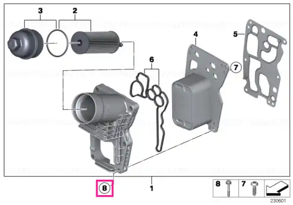 Șurub hexagonal cu șaibă M6X40 - BMW Ofertă specială