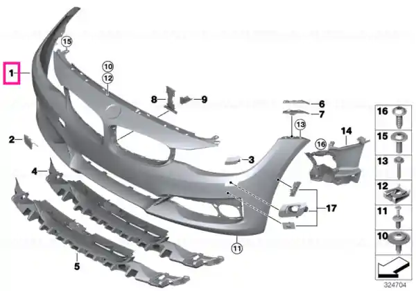 Panou trim bara înainte LINES - BMW Reducere specială
