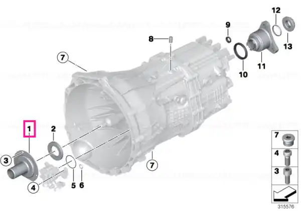 Preț redus Guide tube - BMW