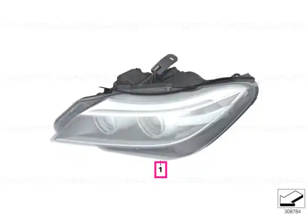Ofertă limitată Bi-xenon headlight, left - BMW