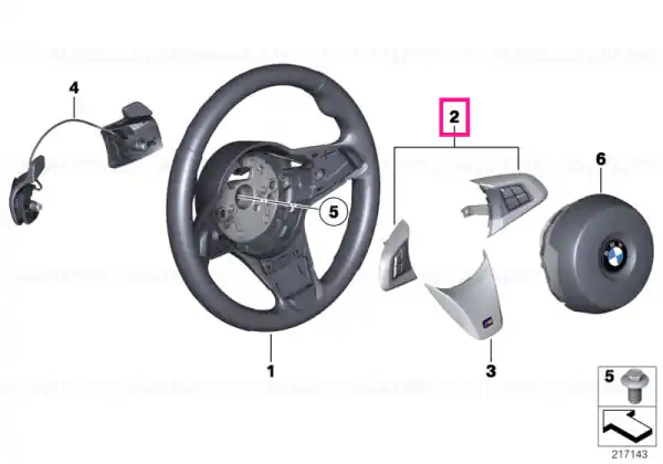 Ultima șansă Set comutator multifuncțional M-Sport - BMW