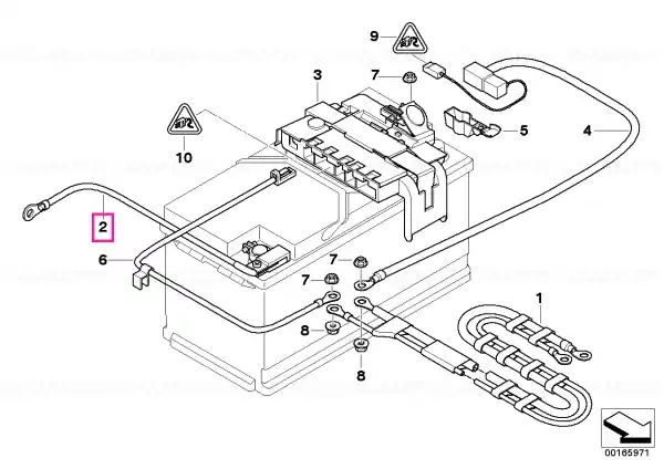 Ofertă Battery lead, negative, IBS - BMW