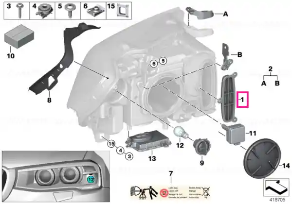 Promoție Headlight driver module, xenon lights - BMW